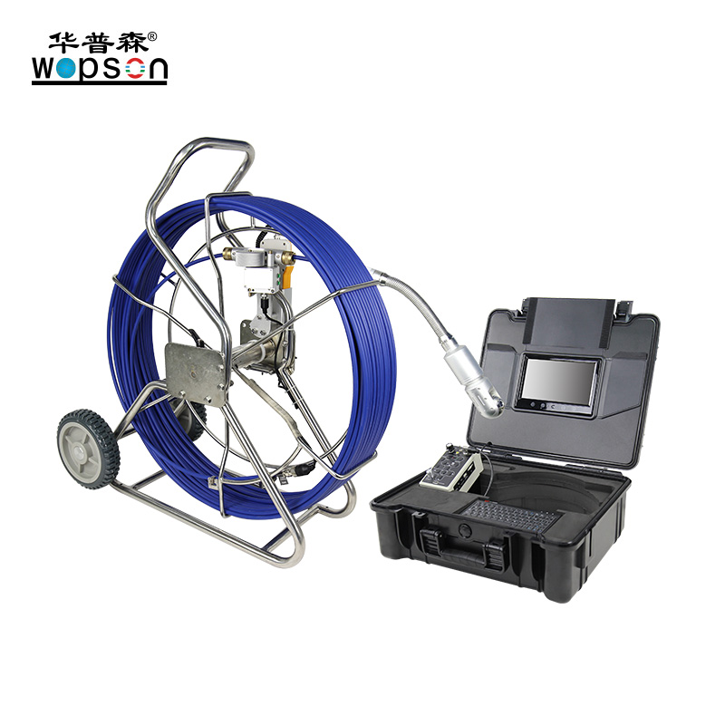 A4 WOPSON pan tilt sewer pipe inspection camera system